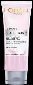 glycolic bright glowing daily cleanser