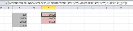 Es gibt karten zu folgenden themen: Excel Tabelle Werte Aus Spalte Auslesen Die Grosser Als 10000 Sind Administrator