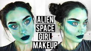 alien e halloween makeup