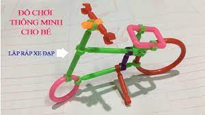Lắp ráp mô hình xe đạp | đồ chơi thông minh cho bé - YouTube
