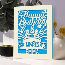 personalised birthday card happy