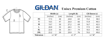Gildan Premium Cotton Ringspun Size Chart Www