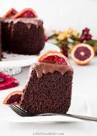 Dark Chocolate Chiffon Cake gambar png