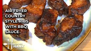 air fryer country style ribs with bbq