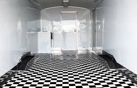 checd vinyl flooring black and white