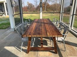 Wood Patio Table Outdoor Table Modern