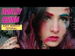 harley quinn makeup look easy