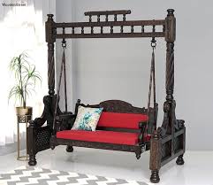 Buy Sanchi Wooden Swing Chair Walnut