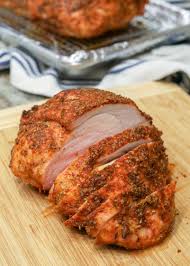 herb rubbed pork sirloin roast