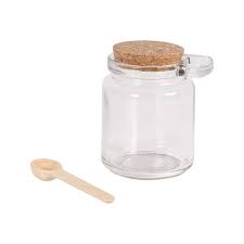 Glass Storage Jar With Spoon