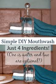 simple homemade mouthwash recipe