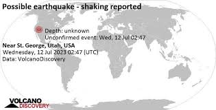 erdbeben gemeldetes ereignis