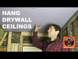 hang drywall on ceiling by yourself