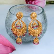 traditional gold earrings design