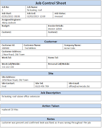Job Sheet Software Jobs And Job Sheets Amphis Software