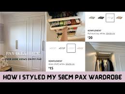 Ikea Pax Wardrobe 50cm Inside Deign