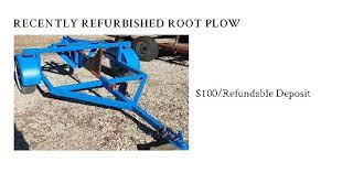 root plow png