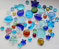 Hot Crafts Colored Glass Stones Pebbles