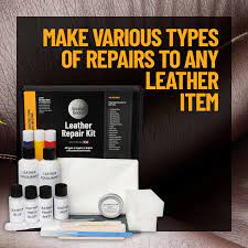dark brown leather repair kit for holes