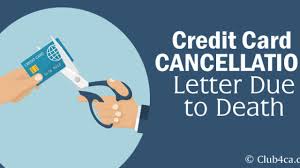 credit card cancellation letter format