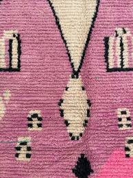 pink authentic moroccan berber area rug