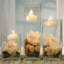 Ivory Floating Candle Unscented 2 75