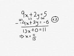 Of Equations Algebraically 9x 2y 5