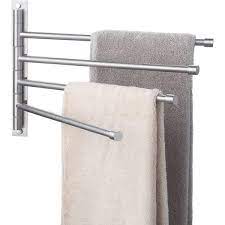 Wall Mount Bathroom Swivel Towel Bar