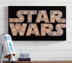 Star Wars Marquee Wall Art Pottery