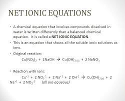 Net Ionic Equation Tutor Pace