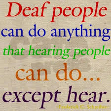Image result for deaf people