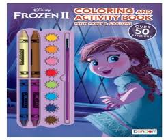 frozen color and paint activity book