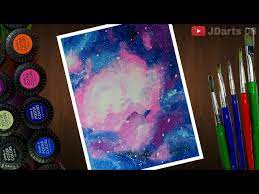 Galaxy Painting For Beginners With