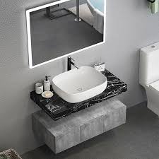 48 Modern Floating Bathroom Vanity Set