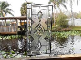 Handmade Beveled Stained Glass Panel