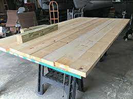 Most glues aren't strong enough to hold planks of wood together. Diy Farmhouse Table The Home Depot Blog