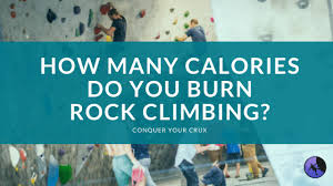 many calories do you burn rock climbing