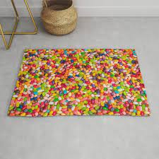 gourmet jelly bean pattern rug by