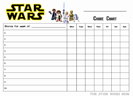 Free Printable Chore Chart Template Blank Templates With