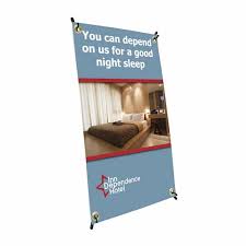 mini spider banner with x frame and