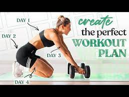 how to create the perfect workout plan