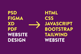 psd figma xd pdf design to html css