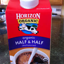 calories in horizon organic half half