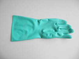 Green Nitrile Household Gloves For