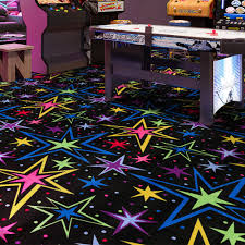 kapow fluorescent pattern indoor carpet