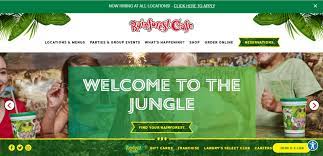 rainforest cafe menu with s