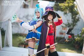 Aqua and Megumin cosplay : r/Konosuba