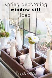 how to decorate your window sill easy