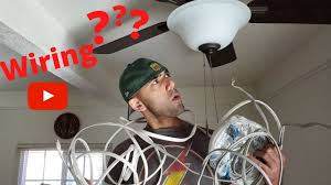 installing a ceiling fan with no