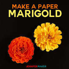 Diy Paper Marigold For Autumn And Day Of The Dead Jennifer